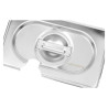 GN 1/9 Deckel Dynasteel aus Edelstahl für Gastronorm-Behälter