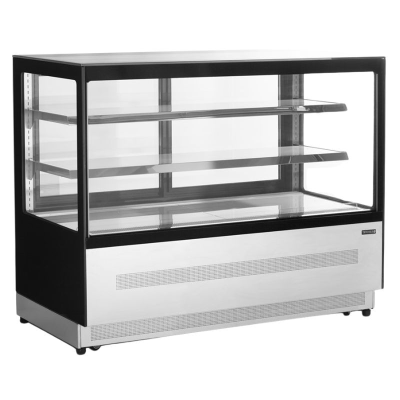 Vitrine Réfrigérée Comptoir 2 Portes Vitrées Noire - TEFCOLD LPD1500F/BLACK Vitrine Réfrigérée Comptoir 2 Portes Vitrées Noire - TEFCOLD LPD1500F/BLACK