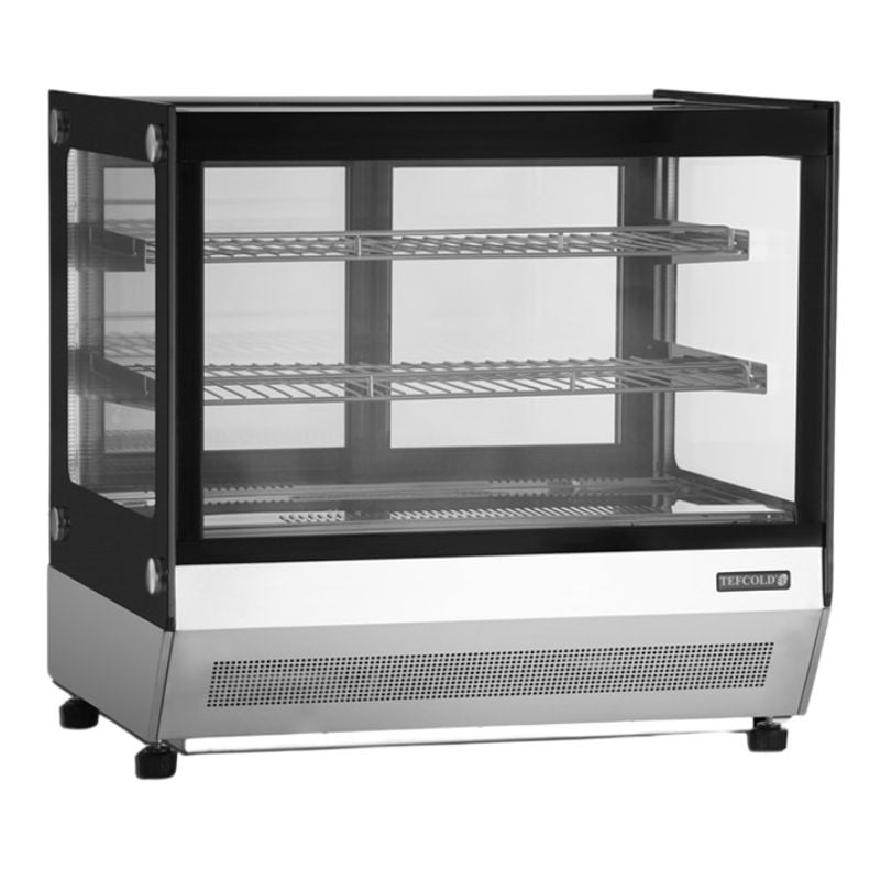 Vitrine Réfrigérée Comptoir 2 Portes Vitrées Noire - TEFCOLD, design fonctionnelComptoir réfrigéré : portes vitrées coulissante Vitrine Réfrigérée Comptoir 2 Portes Vitrées Noire - TEFCOLD, design fonctionnelComptoir réfrigéré : portes vitrées coulissante