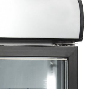 White Vertical Freezer Showcase - 2 Glass Doors - 930 L TEFCOLD | Fourniresto