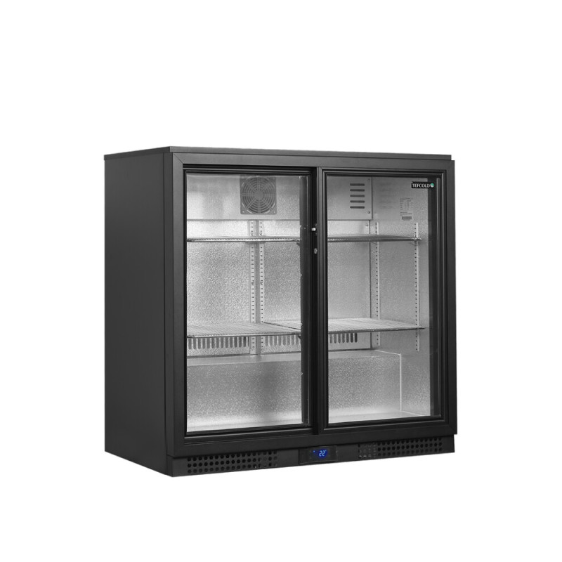 Arrière-Bar Réfrigéré 2 Portes Vitrées Coulissantes - 188 L | TEFCOLD BA21S Arrière-Bar Réfrigéré 2 Portes Vitrées Coulissantes - 188 L | TEFCOLD BA21S