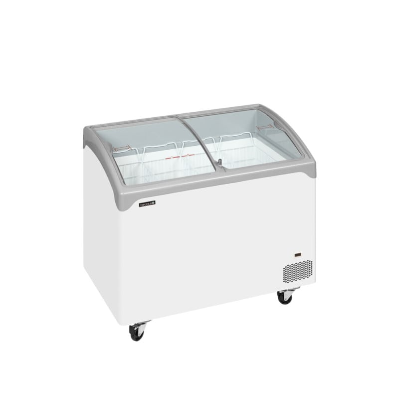 Congélateur Coffre à Glace 218L Blanc TEFCOLD - Stockage optimal pour produits surgelés Congélateur Coffre à Glace 218L Blanc TEFCOLD - Stockage optimal pour produits surgelés