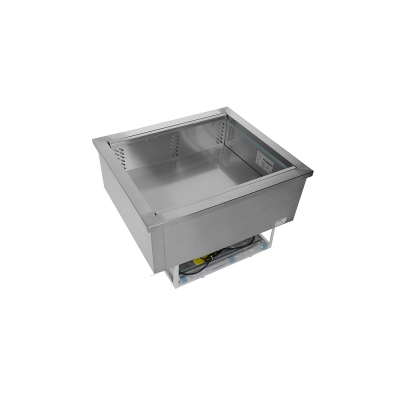 Edelstahl-Kühlwanne TEFCOLD 64L - 2 GN 1/1 Belüftet Edelstahl-Kühlwanne TEFCOLD 64L - 2 GN 1/1 Belüftet