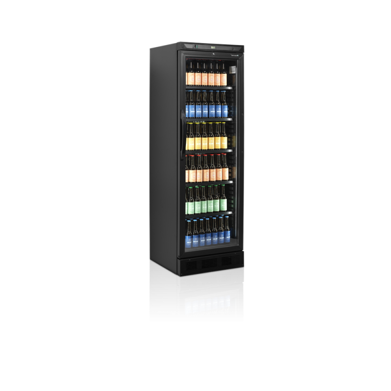 Armoire Réfrigérée à Boissons Noir TEFCOLD - Porte Vitrée 347L - Élégance et Performance Armoire Réfrigérée à Boissons Noir TEFCOLD - Porte Vitrée 347L - Élégance et Performance