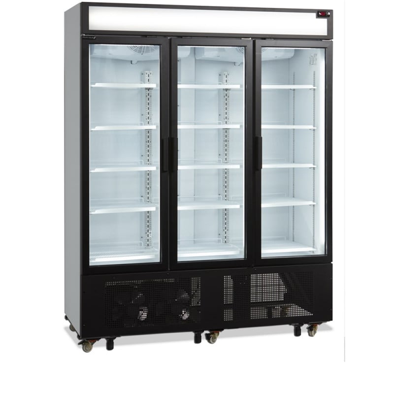 Kühlschrank mit 3 Glastüren - 825 L TEFCOLD: Optimale Lagerung & elegante Präsentation Kühlschrank mit 3 Glastüren - 825 L TEFCOLD: Optimale Lagerung & elegante Präsentation