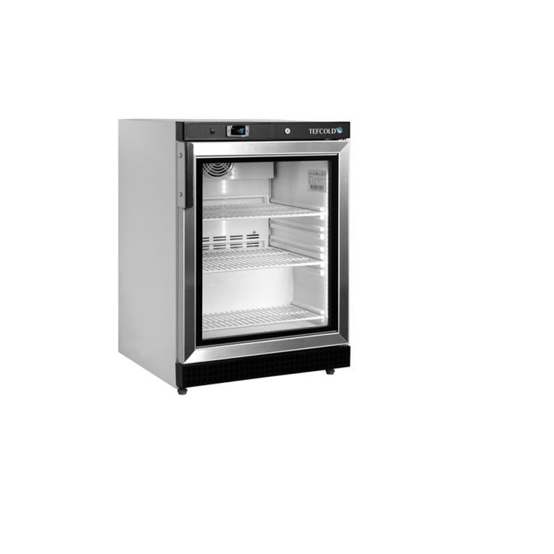 Negativer Kühlschrank 120L verglast TEFCOLD Weiß Negativer Kühlschrank 120L verglast TEFCOLD Weiß