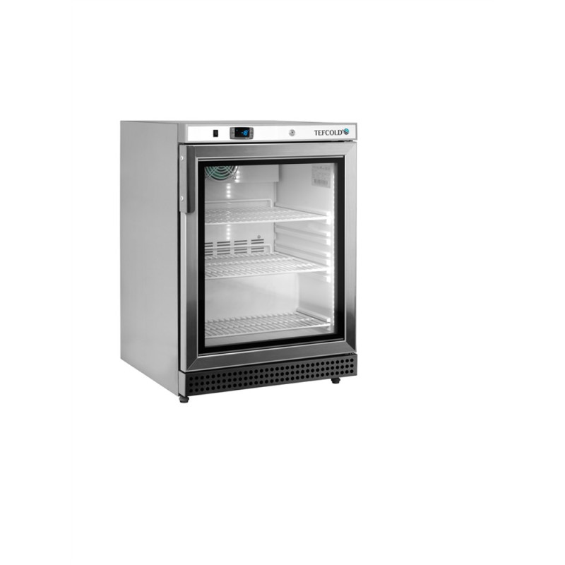 TEFCOLD 120 L Stainless Steel Glass Door Negative Refrigerated Cabinet TEFCOLD 120 L Stainless Steel Glass Door Negative Refrigerated Cabinet