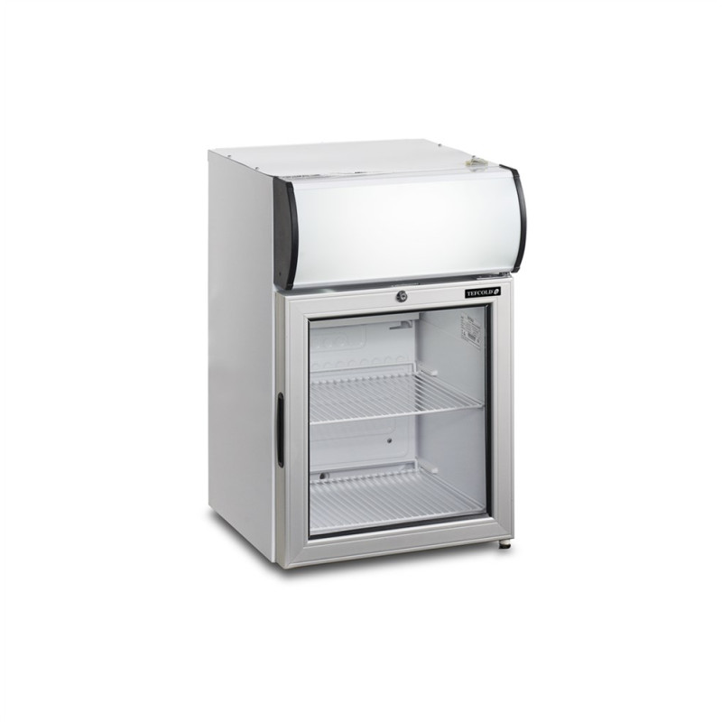 Mini Armoire Réfrigérée TEFCOLD - Porte Vitrée 45 L & Canopée LED Mini Armoire Réfrigérée TEFCOLD - Porte Vitrée 45 L & Canopée LED