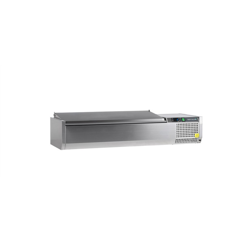 Saladette Inox TEFCOLD - Statique - 5 GN 1/4 Saladette Inox TEFCOLD - Statique - 5 GN 1/4