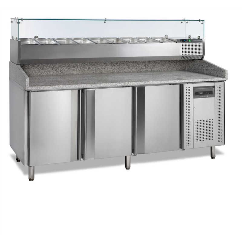 Meuble à Pizza GN 1/3 et GN 1/6 - 3 Portes TEFCOLD : Performance et praticité pour professionnels Meuble à Pizza GN 1/3 et GN 1/6 - 3 Portes TEFCOLD : Performance et praticité pour professionnels