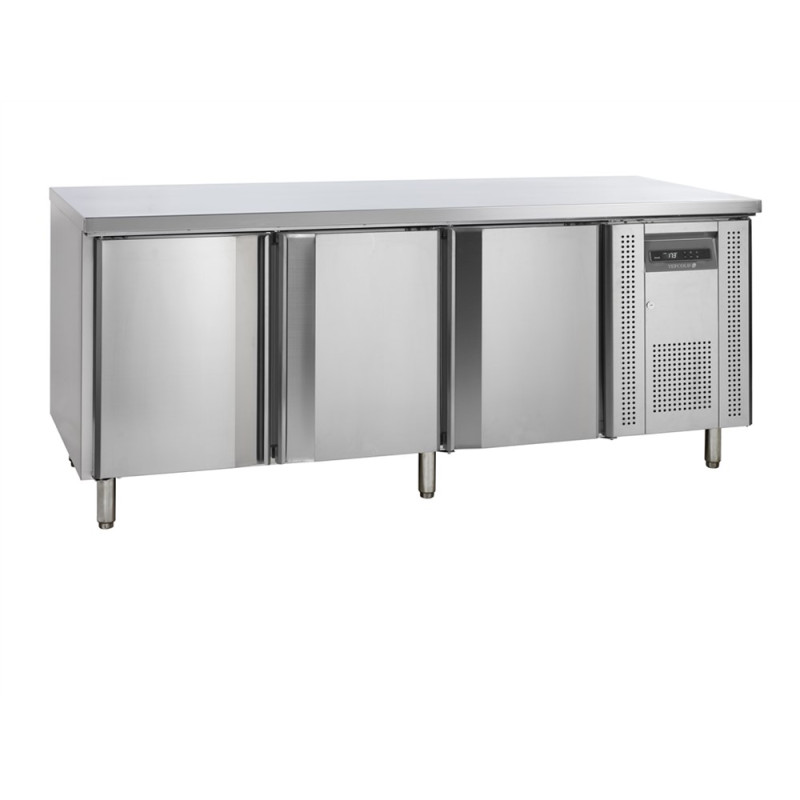 Stainless Steel Pastry Counter 3 Doors - 565 L | TEFCOLD BK310 | Quality and Performance Stainless Steel Pastry Counter 3 Doors - 565 L | TEFCOLD BK310 | Quality and Performance