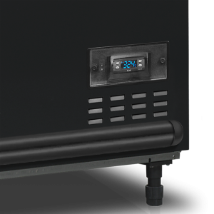 Kühlschrank Gefrierschrank Gebogenes Glasdeckel - Schwarz - 500 L - TEFCOLD