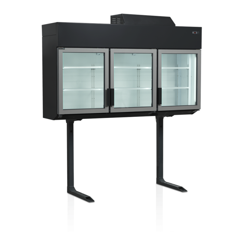 Schwarzer Wand-Gefrierschrank TEFCOLD - 628L | Supermarkt Schwarzer Wand-Gefrierschrank TEFCOLD - 628L | Supermarkt