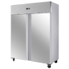 Negativschrank 1400 L Edelstahl 2 Türen GN 2/1 Belüftet