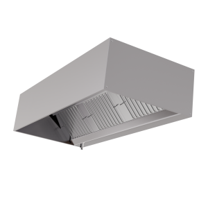 Kubische Haube 1100 mit LED - Dynasteel - 1800mm