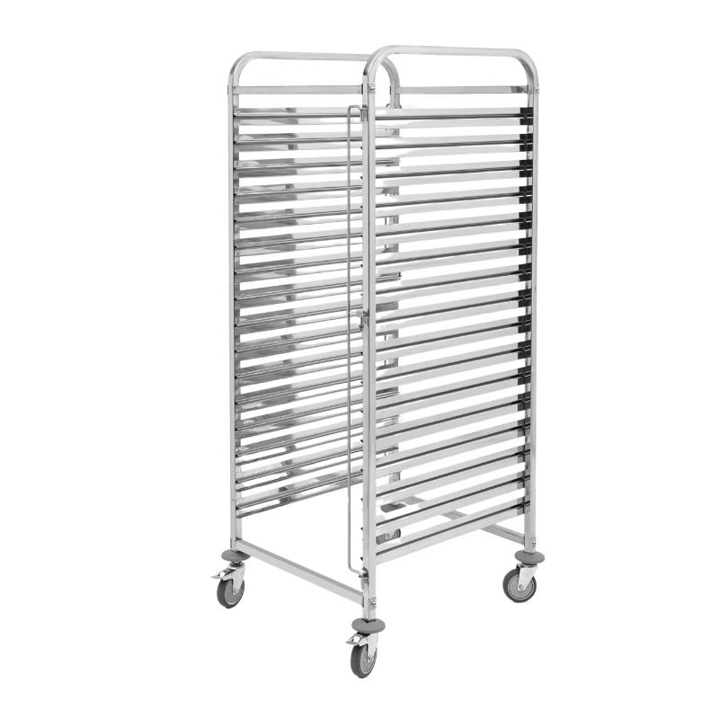 Edelstahl-Backblechwagen 16 Ebenen Dynasteel – Optimierte Lagerung für Profiküchen Edelstahl-Backblechwagen 16 Ebenen Dynasteel – Optimierte Lagerung für Profiküchen