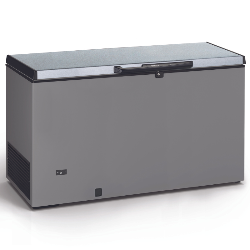 Congélateur Coffre Aspect Inox et Couvercle Inox - 430 L Congélateur Coffre Aspect Inox et Couvercle Inox - 430 L