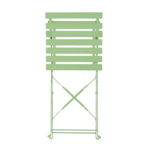 Light Green Steel Folding Chairs - Comfort and Durability