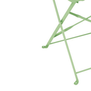 Light Green Steel Folding Chairs - Comfort and Durability