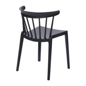Anthrazit Polypropylen Stühle - 4er Set: Elegantes Design und dauerhafter Komfort