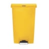 Large Yellow Front Pedal Bin 68 L Rubbermaid: Impeccable hygiene and professional practicality