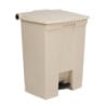 Beige Tretmülleimer 68 L Rubbermaid Step-On: Qualität und Praktikabilität