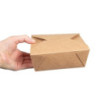 Compostable Cardboard Food Boxes No.3 1800 ml - Pack of 180 - Vegware - Ecological and practical!