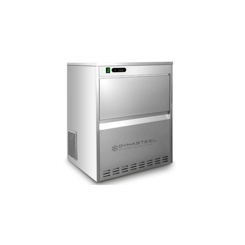 Hohlkegel-Eiswürfelmaschine 52kg Dynasteel - Professionelle Leistung Hohlkegel-Eiswürfelmaschine 52kg Dynasteel - Professionelle Leistung