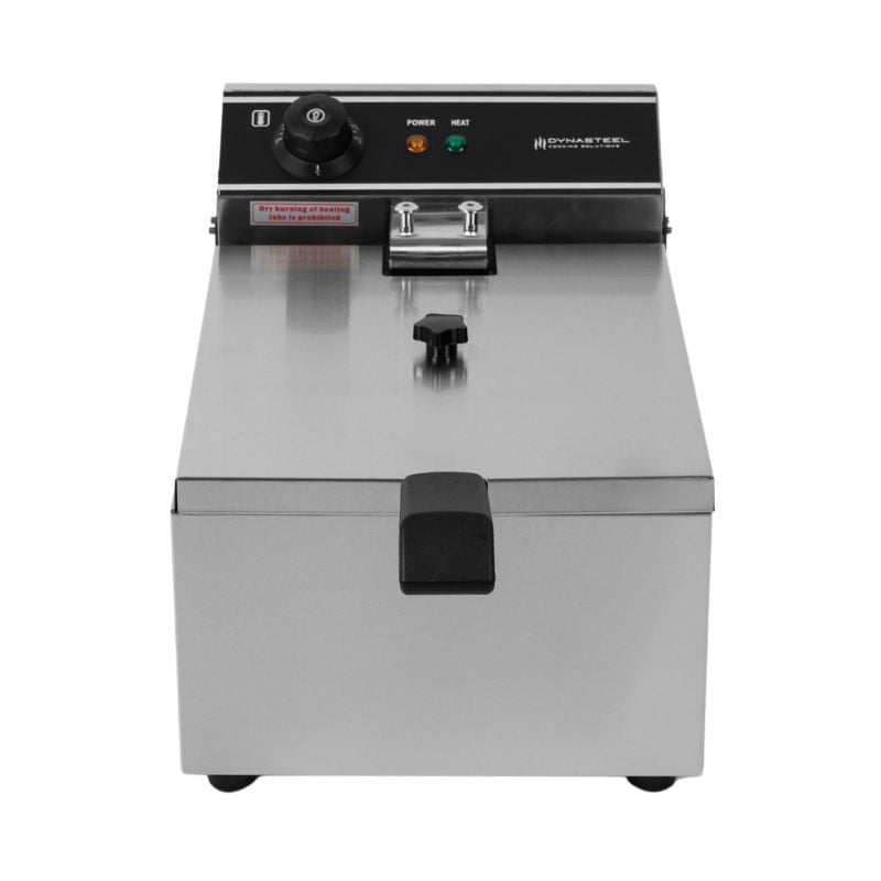 Professionelle Fritteuse 10 L 3000 W Edelstahl — Thermostat