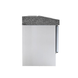 Meuble à Pizza Réfrigéré Compact - 3 Portes Vitrées - Dynasteel