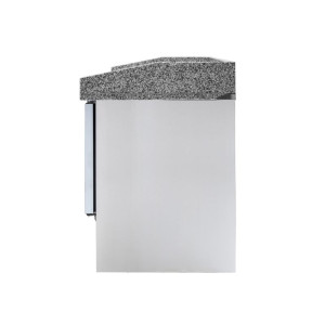 Meuble à Pizza Réfrigéré Compact - 3 Portes Vitrées - Dynasteel