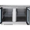 Meuble à Pizza Réfrigéré Compact - 3 Portes Vitrées - Dynasteel