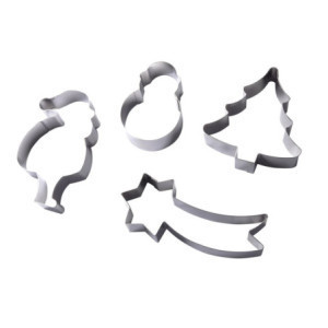 Gobel Backform für Weihnachts-Nonnettes aus Edelstahl