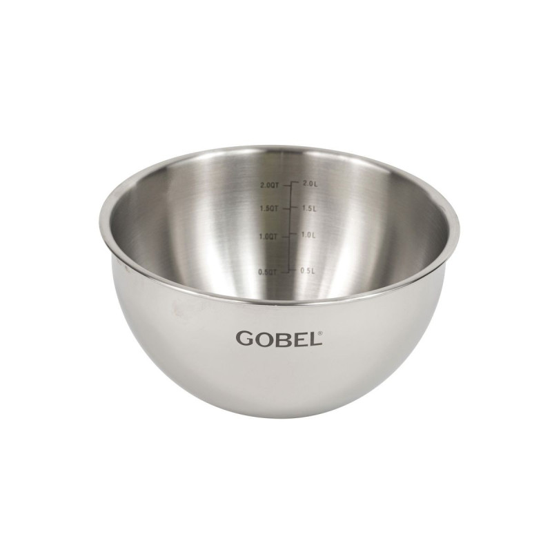 Cul de Poule Fond Rond Inox Ø 20 cm Gobel | Ustensile Pâtisserie Cul de Poule Fond Rond Inox Ø 20 cm Gobel | Ustensile Pâtisserie
