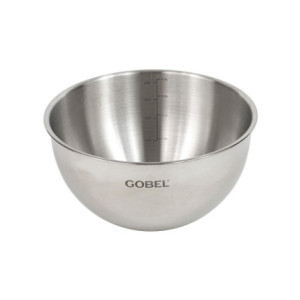 Cul de Poule Fond Rond - Inox 24 cm Gobel: Profi-Qualitätswerkzeug