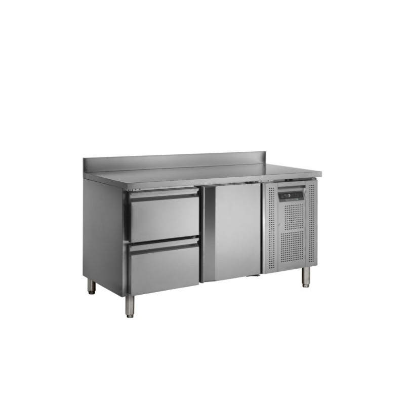 Comptoir réfrigéré TEFCOLD 282L acier inox & tiroirs GN1/1 Comptoir réfrigéré TEFCOLD 282L acier inox & tiroirs GN1/1