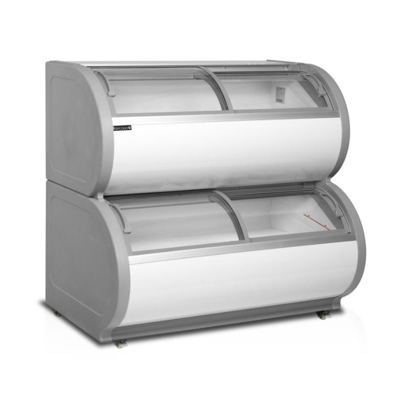 Negative Refrigerated Display Case 2 Levels TEFCOLD - 408 L: Optimal & Efficient Negative Refrigerated Display Case 2 Levels TEFCOLD - 408 L: Optimal & Efficient