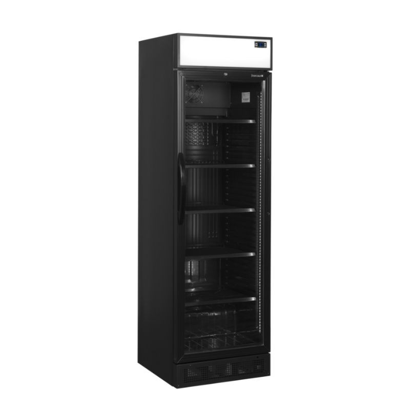 Kühlvitrine für Getränke TEFCOLD 358L Schwarz - Elegantes Design für Ihre Getränke Kühlvitrine für Getränke TEFCOLD 358L Schwarz - Elegantes Design für Ihre Getränke