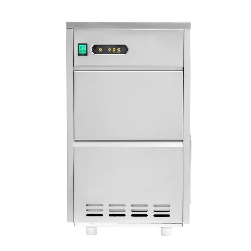 Hohlkegel-Eiswürfelmaschine 24 kg Dynasteel - Professionelle Leistung Hohlkegel-Eiswürfelmaschine 24 kg Dynasteel - Professionelle Leistung