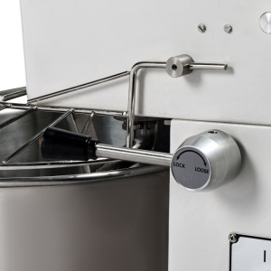 Pétrin 20 L Dynasteel - Abnehmbarer Kessel, Hebbarer Kopf