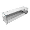 Refrigerated Countertop Display Saladette - 8 x GN 1/3 - Dynasteel