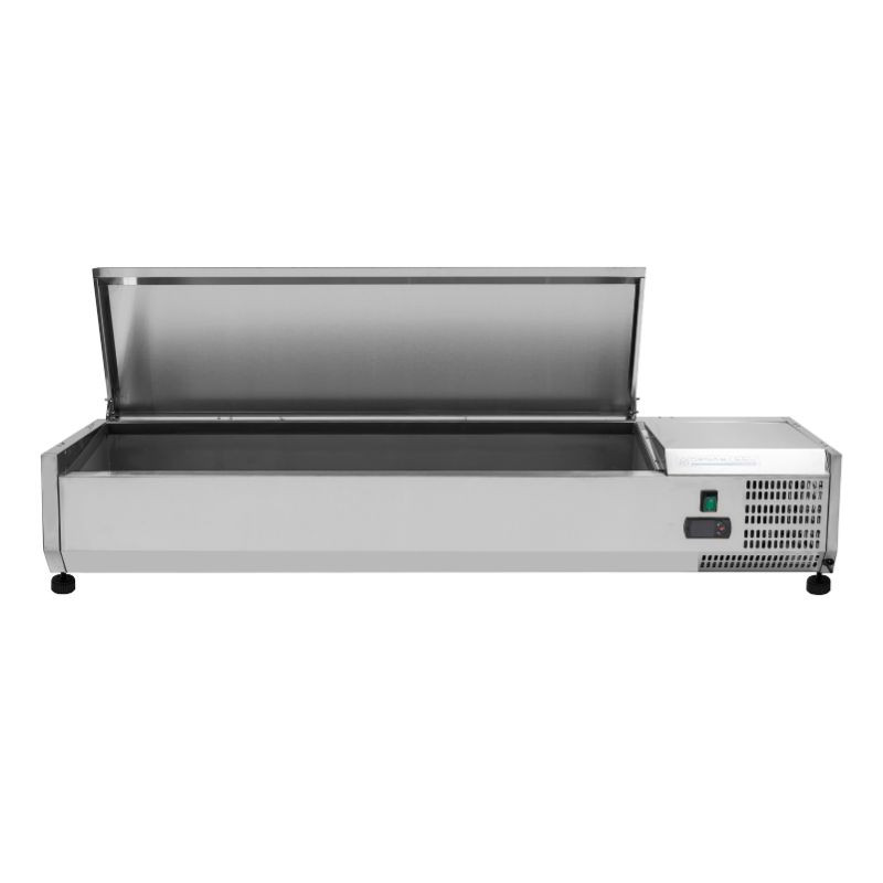 Refrigerated Saladette to Place Stainless Steel Lid - 6 x GN 1/4 - Dynasteel Refrigerated Saladette to Place Stainless Steel Lid - 6 x GN 1/4 - Dynasteel