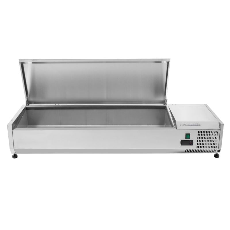 Refrigerated Saladette to Place Stainless Steel Lid - 6 x GN 1/3 - Dynasteel Refrigerated Saladette to Place Stainless Steel Lid - 6 x GN 1/3 - Dynasteel