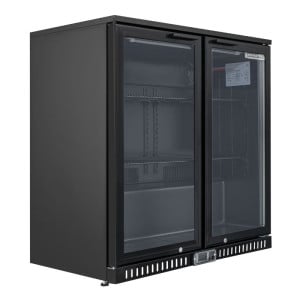 Rückkühlschrank 209 L 2 Glastüren — Belüftet