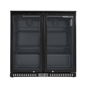 Rückkühlschrank 209 L 2 Glastüren — Belüftet