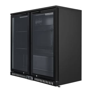 Rückkühlschrank 209 L 2 Glastüren — Belüftet