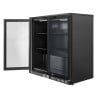 Rückkühlschrank 209 L 2 Glastüren — Belüftet