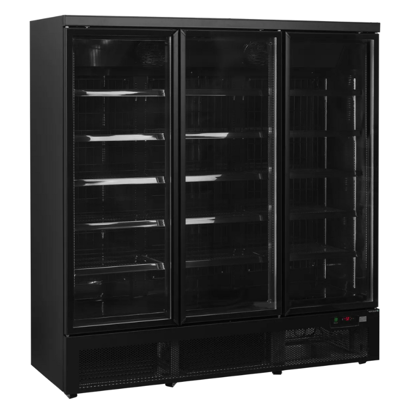 Armoire Réfrigérée Négative 3 Portes Vitrées - 1563 L - TEFCOLD Armoire Réfrigérée Négative 3 Portes Vitrées - 1563 L - TEFCOLD