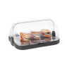Vitrine Buffet with Sliding Lid UNIQ - Black - HENDI