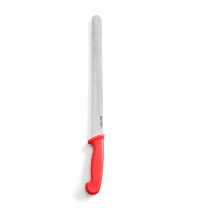 Couteau à Jambon et Saumon Rouge - Lame 35 cm Couteau à Jambon et Saumon Rouge - Lame 35 cm